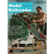 Model Railroader magazine complete year 1972 - free shipping