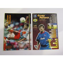 60. Gavin Peacock - Chelsea - Merlin Ultimate P. L 1995/96 Football Card (ef1)