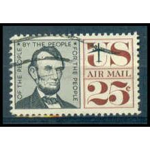 Used C59 25c Abraham Lincoln Fine WA0777