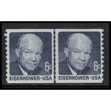 1401 6c Dwight Eisenhower Fine MNH CLP W1665