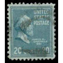 Used 825 20c James Garfield Fine Plus M08071