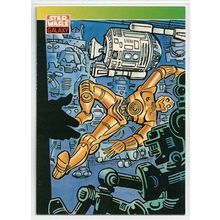 STAR WARS ' GALAXY series 1 ' card # 90 (1993)