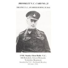 Stanley Hollis Green Howards Yorkshire Regiment WW2 Victoria Cross Postcard