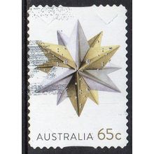 Australia 2019 Christmas - Star - Foiled / Embellished 65c s/a Used