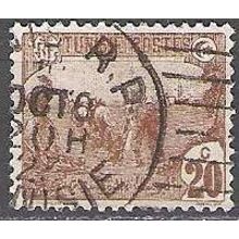 Tunisie 1906 Michel 35 O Cote (2005) 0.40 € Paysan avec charrue Cachet rond
