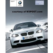 BMW M3 OWNERS MANUAL 2007 MOTOR CAR 250 PAGES IN ENGLISH