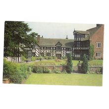 GAWSWORTH HALL, Cheshire vintage unused postcard =