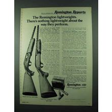 1975 Remington Model 1100 and 870 Wingmaster Shotgun Ad