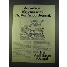1975 The Wall Street Journal Ad - Advantage It's Yours