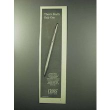 1977 Cross Pen Ad - There's Really Only One
