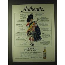 1979 Dewar's White Label Scotch Ad - Authentic