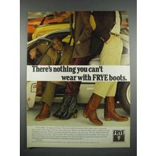 1979 Frye Boots Ad - Nothing You Can't Wear With