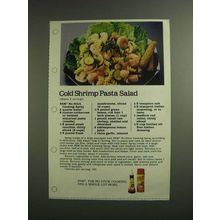 1984 Pam Spray Ad - Gold Shrimp Pasta Salad Recipe
