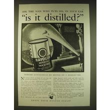 1936 Texaco Havoline Motor Oil Ad - Ask the man who puts oil in your car