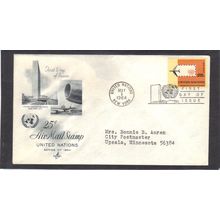 FDC Art Craft C12 25c Jet Plane (Cachet-Typed/A) CV39266