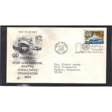 FDC Art Craft 123 5c IMCO Emblem (Cachet-Typed/A) CV39271