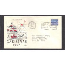 FDC Rose Craft 5c Christmas (Cachet-Typed/A) CV39352