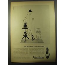 1954 Nettleton Shoes Ad - photo by Bert Stern - The smart bucks are here