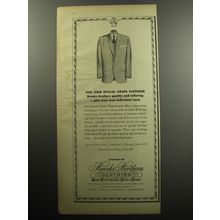 1957 Brooks Brothers Clothing Ad - Our own special order clothing