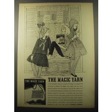 1960 Florence Eiseman Fashion Ad - The Magic Yarn Puppy Kit by Jane Trahey