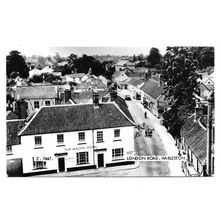London Road, Harleston, Norfolk, RP Postcard.