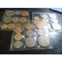 3 x 1953 Elizabeth II coin sets - scarce.