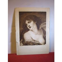 PSYCHE, (grief) painting by Greuze unused antique postcard Wallace Collect