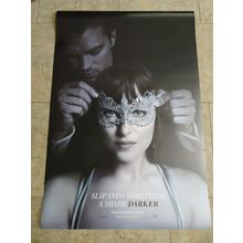 Fifty Shades Darker - Movie Poster with Jamie Doran and Dakota Johnson - Advance