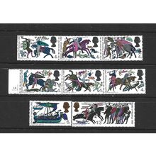 GB.900th Anniversary of Battle of Hastings set of 8.Mounted Mint.Jul25b
