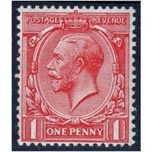 sg360 variety 1d carmine-red split watermark L/m/mint (B151)