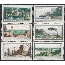 GERMANY DDR [1966] MiNr 1179-84 ( **/mnh ) Landschaft