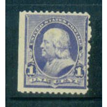 219 1c Benjamin Franklin Average Plus MNH M01862