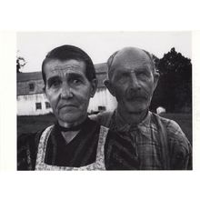 French Canadian Farmers In WW2 Wartime Farm in France Award Photo Postcard