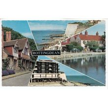 Rottingdean East Sussex Multiview Postcard 8645