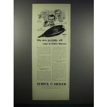 1938 Schick Shaver Ad - Men, Inevitably, Will Come To