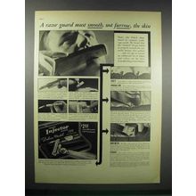 1938 Schick Deluxe Model Injector Razor Ad - A Guard