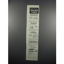 1949 Zonolite Vermiculite Insulation Ad - 3 Ways
