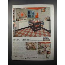 1953 Armstrong's Linoleum Ad - Ideas for a Kitchen
