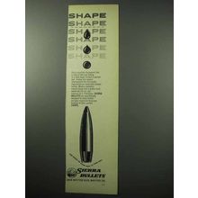 1956 Sierra Bullets Ad - Shape