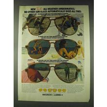 1978 Ray-Ban All Weather Ambermatics Sunglasses Ad