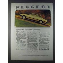1980 Peugeot 505 Turbodiesel Ad - Show it a Hill