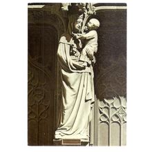 RIOM, FRANCE used vintage postcard 1989 postmark =