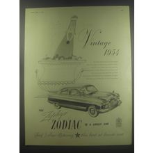 1954 Ford Zephyr Zodiac Car Ad - Vintage 1954