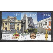 AUS 2021 (SET) 'NATIONAL HERITAGE SITES' (3v) FINE USED EBID76-066)