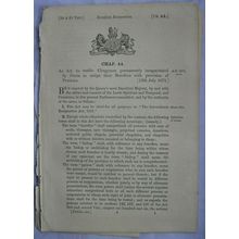 1871 Act of Parliament: pension Clergymen incapacitated
