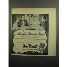 1952 Bon Vivant Soup Ad - For that particular dinner
