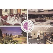 Trinity College & All Saints Leeds University Restaurant Postcard