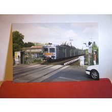 ELECTRIC TRAIN, VALMONDOIS, FRANCE , 2003 photograph.. railway 10 x 15 cms. #