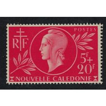 New Caledonia Mutual Aid and Red Cross Funds 1944 MNH SG#288