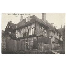 Rye, Back Of The Mermaid Inn, Sussex, Postcard.